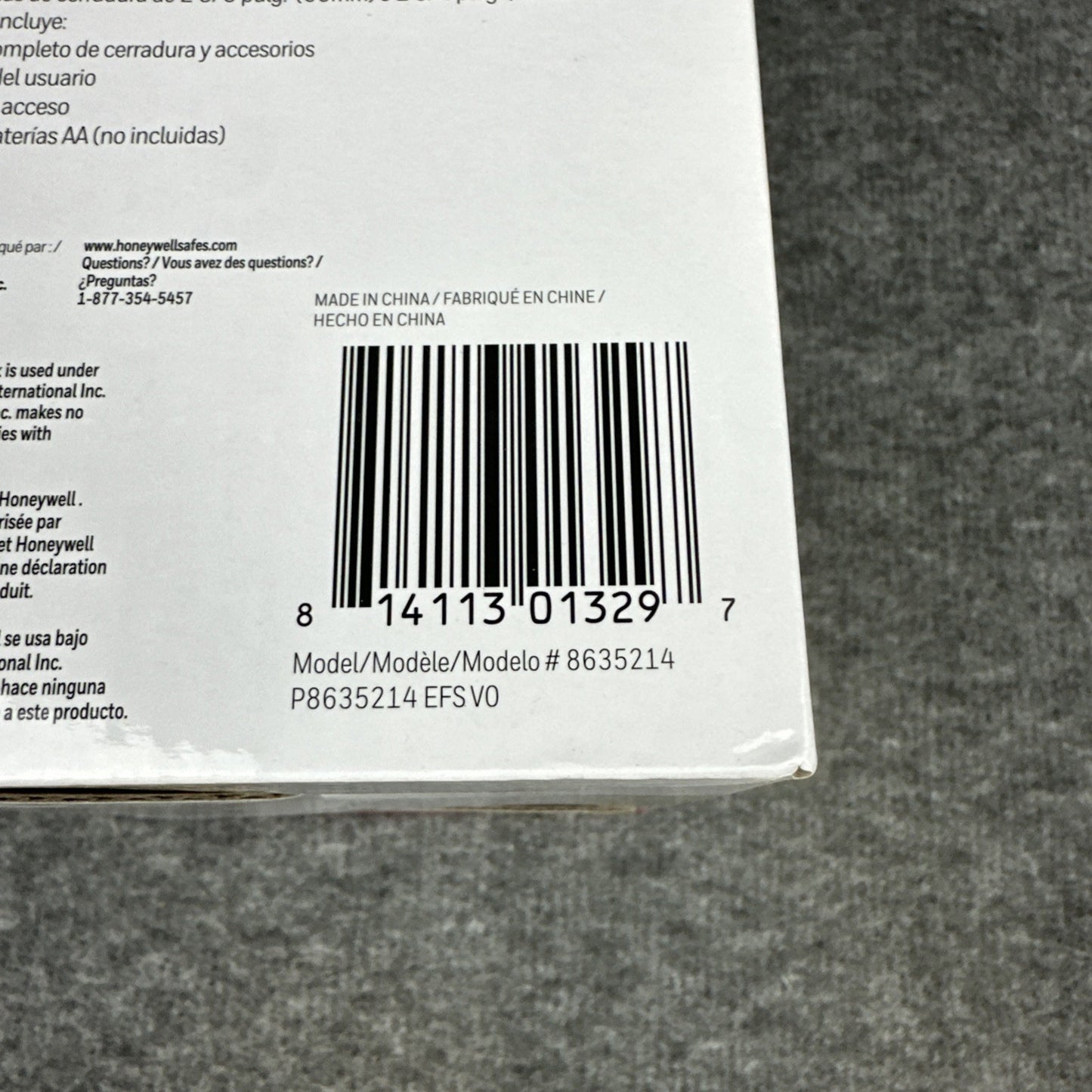 Honeywell Digital Deadbolt Touchscreen Keypad Gold