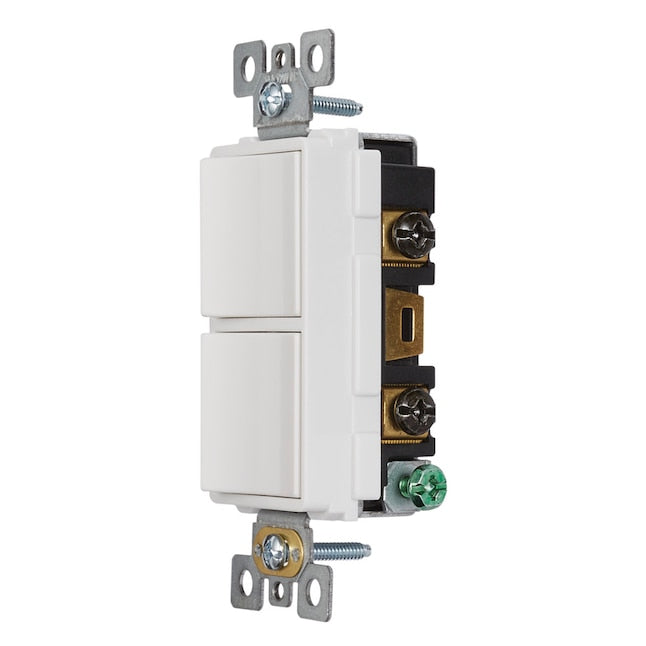 Broan-Nutone 3 Function Rocker Switch Wall Control White