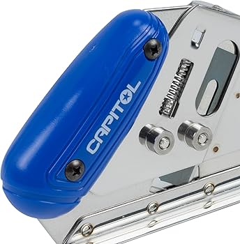 Capitol Loop Pile Carpet Cutter 1" x 4.25" x 5.6" Blue/Silver