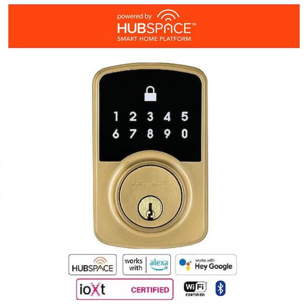 Honeywell Digital Deadbolt Touchscreen Keypad Gold
