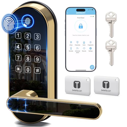 Honeywell Digital Deadbolt Touchscreen Keypad Gold