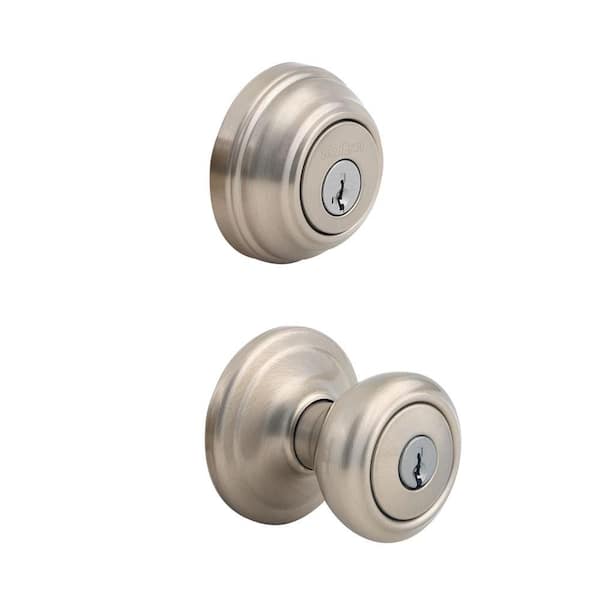 Kwikset Cove Entry Combo Satin Nickel Pack of 6