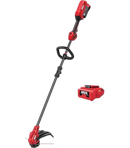 SKIL 40-volt 14-in Straight Shaft Battery String Trimmer 2.5 Ah (Battery Included) (Charger Included)