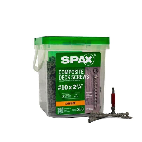 Spax 1-1/2" Star Flat Head Deck Screws 1 Lbs 195 Piece