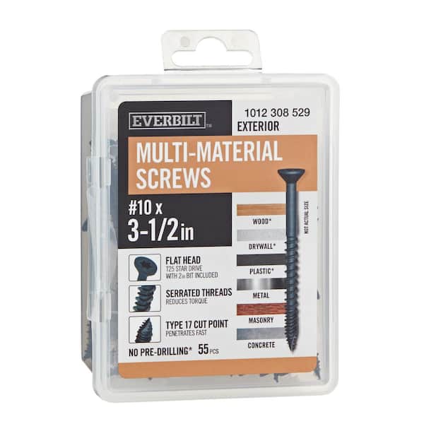 Spax 1-1/2" Star Flat Head Deck Screws 1 Lbs 195 Piece