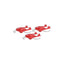 Korky Plus 2001TP Toilet Tank Flappers Red
