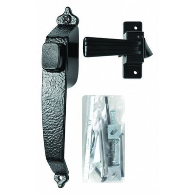 Hampton Products-Wright Black Push Door Latch