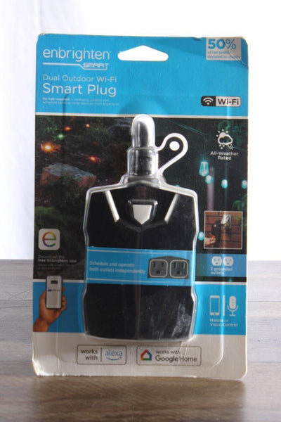 Enbrighten Dual Outdoor Smart Plug