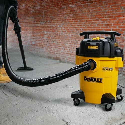 DEWALT Stealthsonic Quiet 6-Gallon 4 HP Corded Wet/Dry Shop Vacuum with Accessories Included