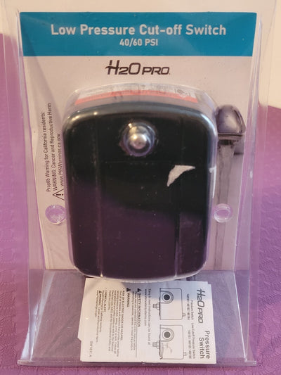 H2O Pro Low Pressure Cut-Off Switch 40-60 PSI