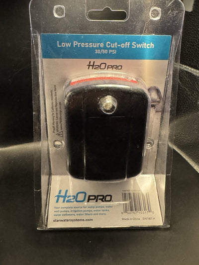 H2O Pro Low Pressure Cut-Off Switch 40-60 PSI