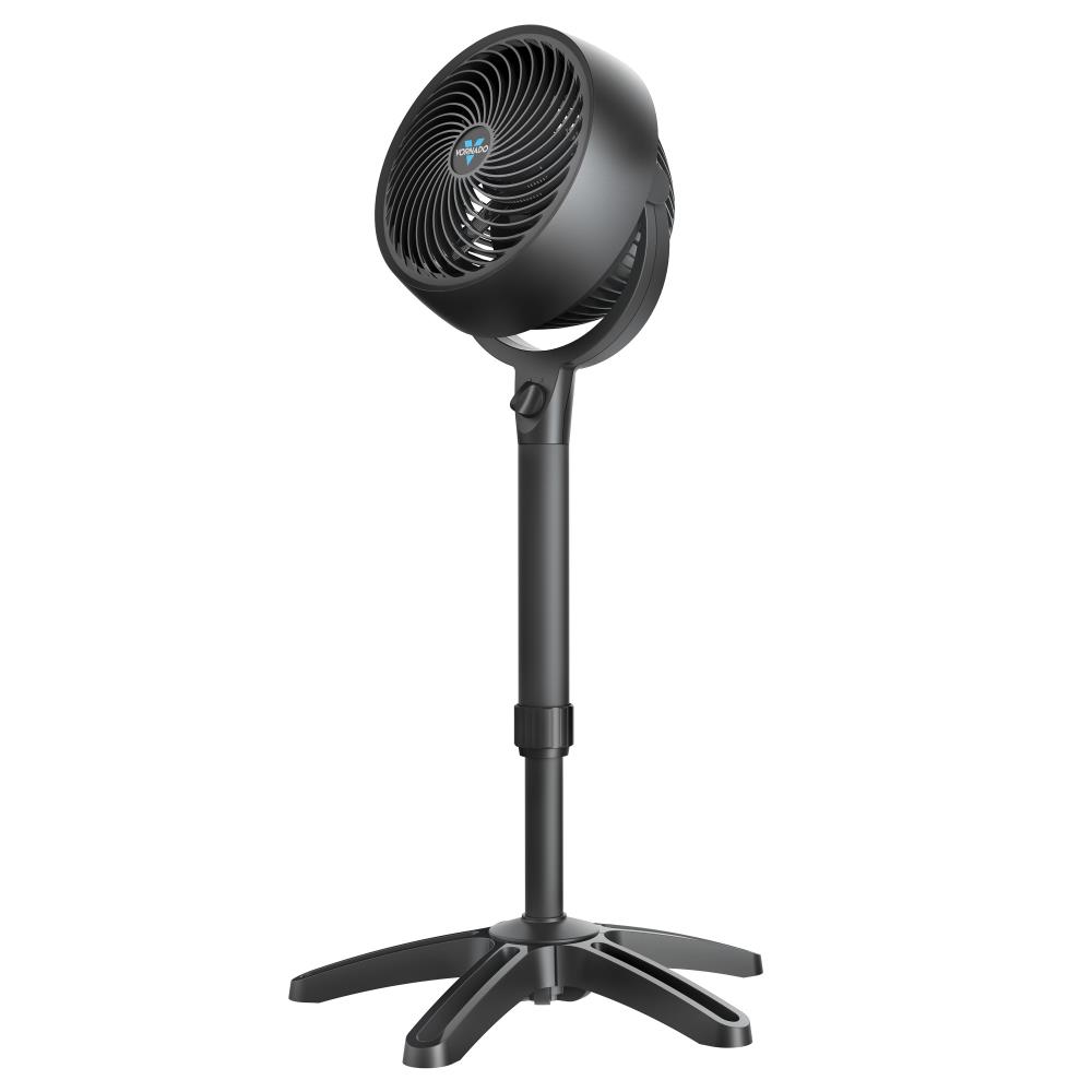 Vornado 9-in 120 -Volt 3 -Speed High Velocity Indoor Black Pedestal Fan