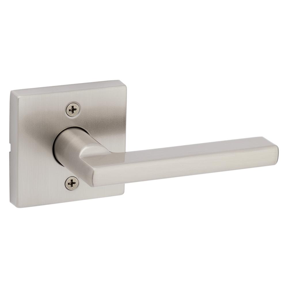 Kwikset Halifax Passage Lever Satin Nickel