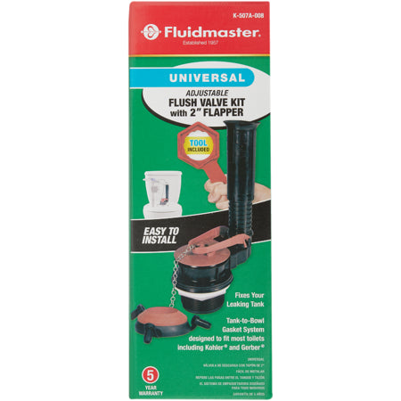 Vloeistofmeester Universal 2-Inch Flush Valve Repair