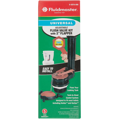 Vloeistofmeester Universal 2-Inch Flush Valve Repair