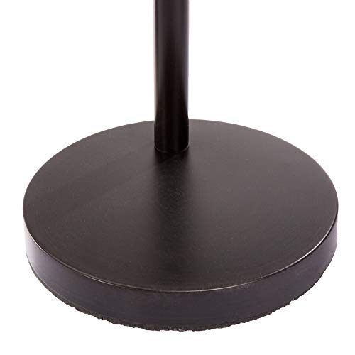 allen + roth 80-in Bronze Multi-head Floor Lamp with Fabric Shade