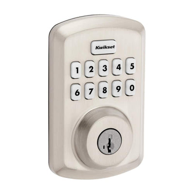 Kwikset Smart Code Electronic Deadbolt Satin Nickel