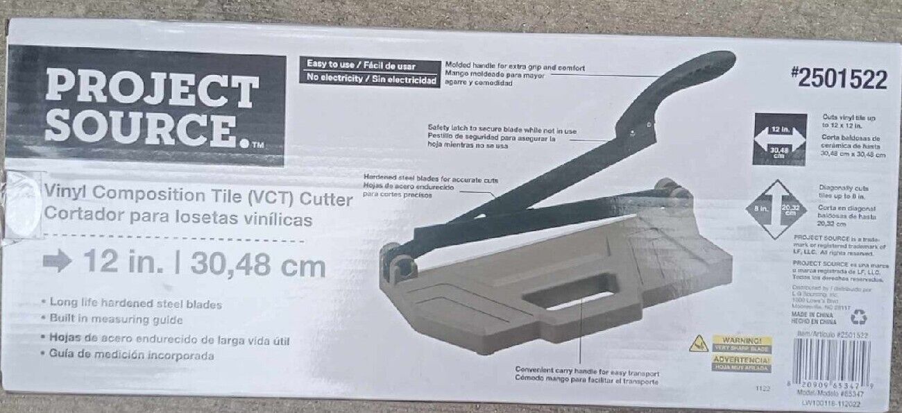 Project Source 12-in Flooring cutter