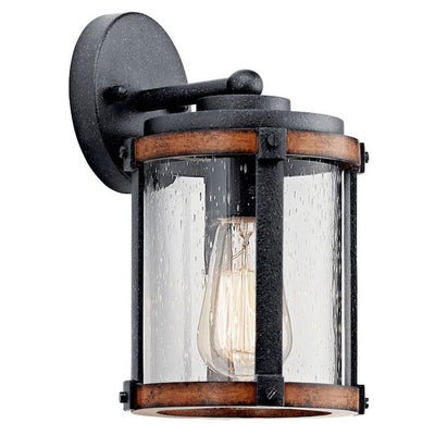 Kichler Barrington 1 -Light 16-in H Distressed Black Hardwired Outdoor Wall Light