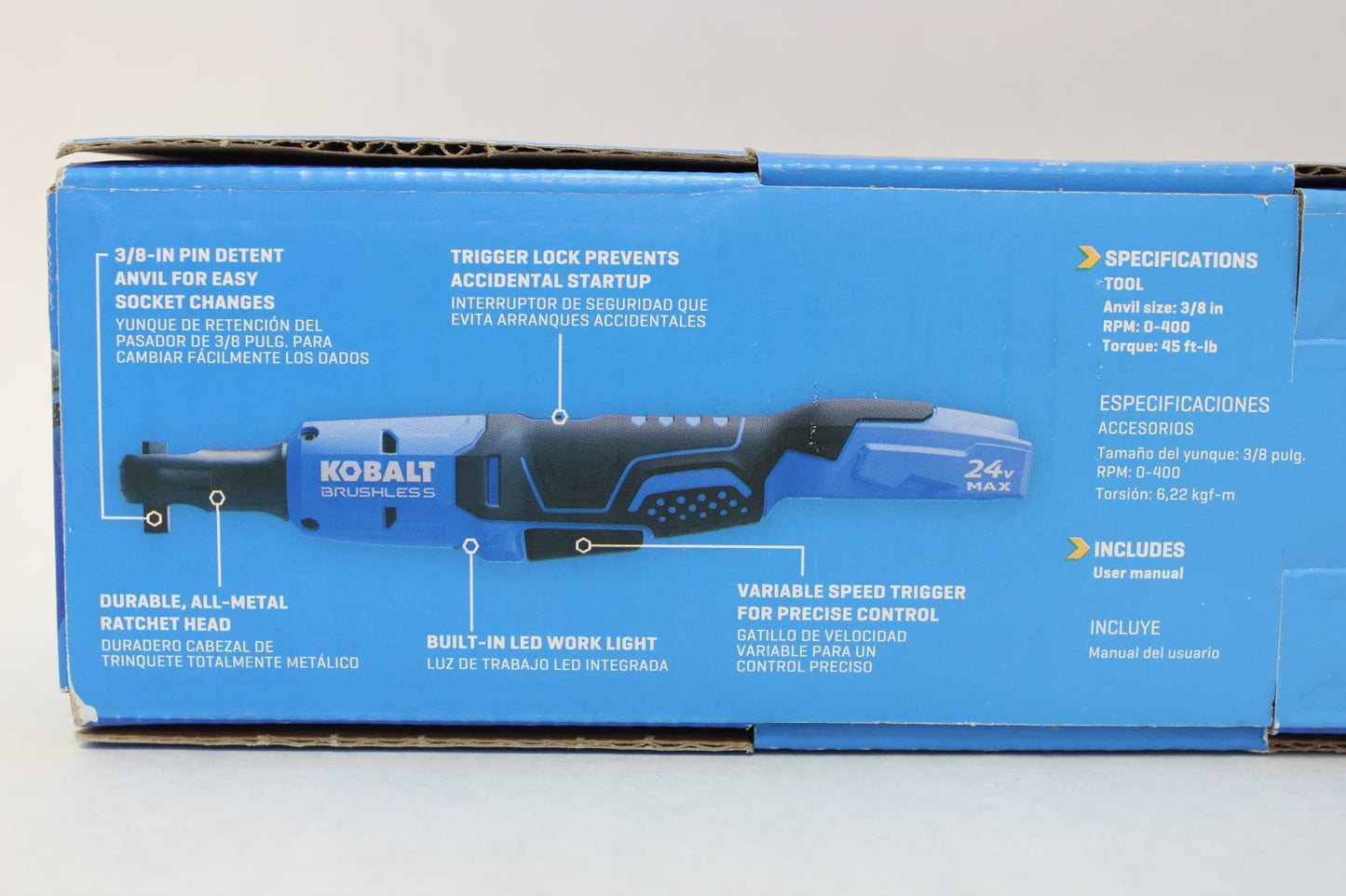 Kobalt 24V Brushless 3/8" Cordless Ratchet Wrench
