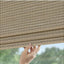 Levolor Bamboo Roman Shade 24x64 in Greystone Light Filtering