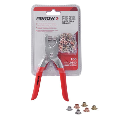 ARROW Eyelet Plier with 100 5/32 in. Eyelets