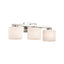 allen + roth Merington 21.5-in 3 -Light Brushed Nickel Transitional Vanity light