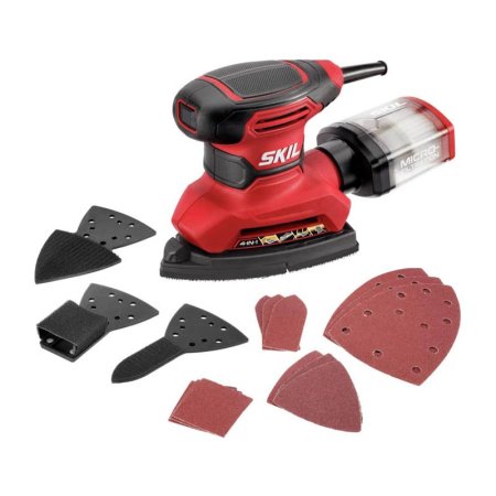 SKIL 120-Volt 1.2 -Amp Detail Sander with Dust Management