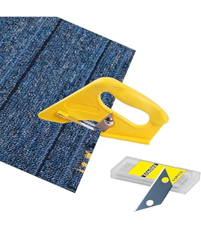 Capitol Loop Pile Carpet Cutter 1" x 4.25" x 5.6" Blue/Silver