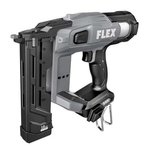 FLEX 18 -Gauge 1/4-in Narrow crown Finish Stapler ( Battery and Charger Not Included )