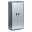 Gladiator Steel Garage Cabinet 36x72x18 in Silver Tread