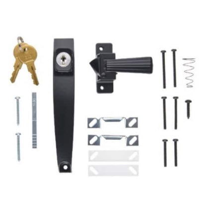 Hampton Products-Wright Black Push Door Latch