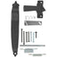 Hampton Products-Wright Black Push Door Latch