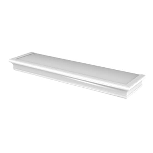 Hillman 18 in. High & Mighty Beveled Floating Shelf White