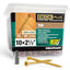 Hillman Fasteners Tan Star Drive Deck Screws 3 in. X 10