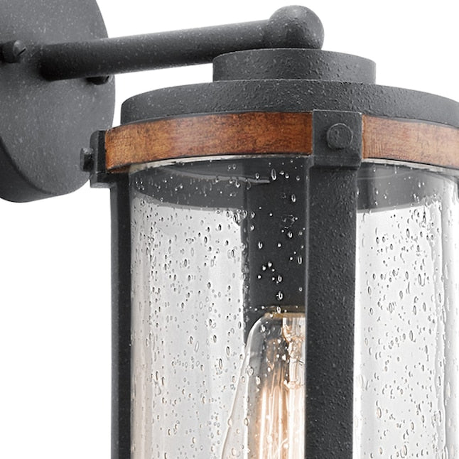 Kichler Barrington 1 -Light 13-in H Distressed Black Hardwired Outdoor Wall Light