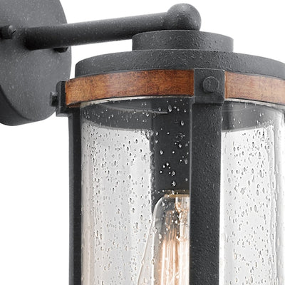 Kichler Barrington 1 -Light 13-in H Distressed Black Hardwired Outdoor Wall Light