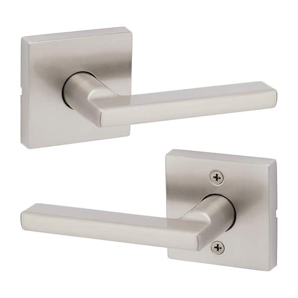Kwikset Halifax Passage Lever Satin Nickel