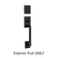 Kwikset Signature Series San Clemente Matte Black Single-Cylinder Keyed Entry Door Handleset with Halifax Lever and SmartKey