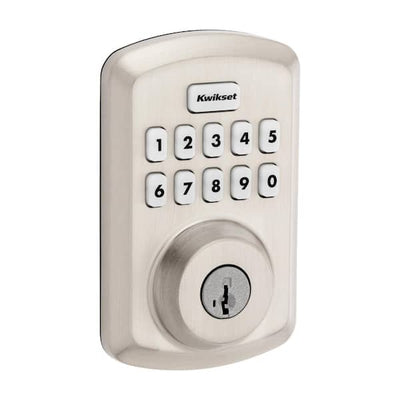 Kwikset Smart Code Electronic Deadbolt Satin Nickel