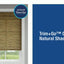 Levolor Bamboo Roman Shade 24x64 in Greystone Light Filtering