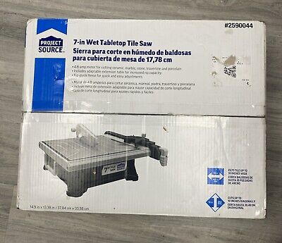 Project Source 7 Inch Wet Tabletop Tile Saw