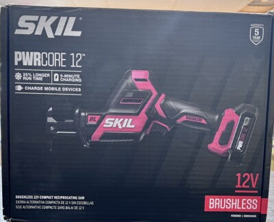 SKIL PWR CORE 12 12-volt Variable Speed Brushless Cordless Reciprocating Saw