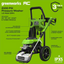 Greenworks 2100-PSI 1.2-GPM Cold Water Electric Pressure washer with 4-in Spray Tips